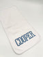 Personalized Baby Boy Burp Cloth | Embroidered Name Burp Cloth