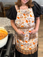 Fall Apron | Custom Embroidered Fall Apron with Name | Personalized Pumpkin Apron | Autumn Kitchen Gift