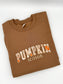 Pumpkin Season Embroidered Sweatshirt | Appliqué Fall Crewneck | Cute Autumn Pullover