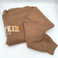 Pumpkin Season Embroidered Sweatshirt | Appliqué Fall Crewneck | Cute Autumn Pullover