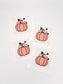 Fall Pumpkin Cocktail Napkins - Set of 4 | Embroidered Cloth Napkins | Thanksgiving Cocktail Napkins
