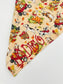 Custom Name Fall Dog Bandana | Embroidered Autumn Dog Bandana