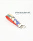 Cute Fabric Keychain, Handmade Key Fob, Key Ring Accessory, Gift for Her, Wrist Keychain