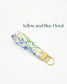 Cute Fabric Keychain, Handmade Key Fob, Key Ring Accessory, Gift for Her, Wrist Keychain